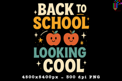 Back to School Looking Cool Sublimation Design Product Image 1