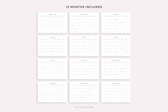 2028 Monthly Calendar with Holidays &amp; Notes, Printable Product Image 4