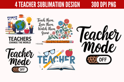 Teacher Sublimation PNG Product Image 1