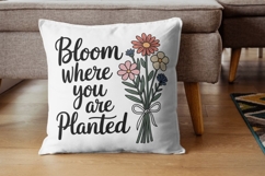 Stay Positive Floral PNG Bundle 14 Uplifting Product Image 4