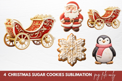 Christmas Sugar Cookie Clipart Sublimation Product Image 1
