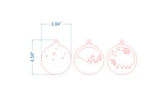 Christmas Tree Toy SVG laser cut file for Glowforge Product Image 4