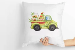 scandinavian hippie gnome on a truck, hippie-style gnome Product Image 5