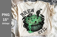 Halloween PNG, Brew Evil PNG, Autumn PNG Product Image 2