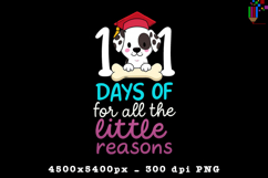101 Days of School Puppy PNG Product Image 1