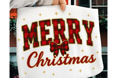 Christmas PNG, Merry Christmas Plaid, Merry Christmas PNG Product Image 4