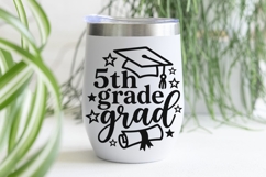 5th Grade Grad Svg, Middle School Svg, Graduation Svg. Product Image 5