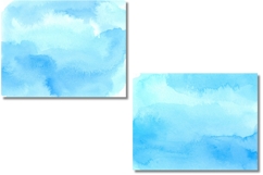 Baby Blue Watercolor Backgrounds Product Image 4