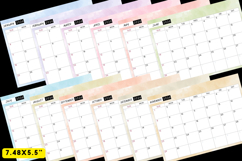 2in1 Calendar &amp; Monthly Planner Template Product Image 4