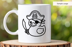 Pirate Baby Duck Illustration SVG Product Image 4