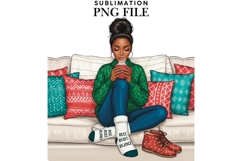 Christmas motivational women png design for T-shirts Product Image 1