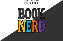 Book nerd png design Product Image 2