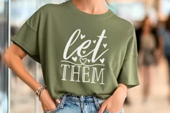 Let Them Svg, Mental Health Svg, Self Positivity Svg. Product Image 5