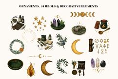 Witchcore Apothecary Watercolor Clipart Product Image 4