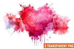 Watercolor Splashes Background Clipart Product Image 1