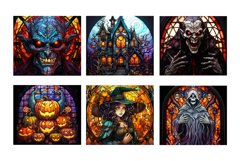Stained Glass Halloween Tumbler Wrap, Halloween Bundle Product Image 4