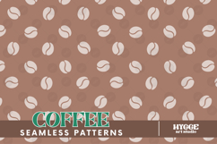 Coffee Lover Seamless Pattern Surface Design PNG DTF Bundle Product Image 6