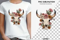 Western gothic halloween png design for T-shirts Product Image 4