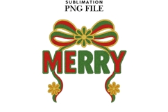 Merry png design for T-shirts Product Image 1