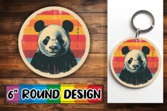 Nostalgic Animal Round Sublimation Designs Product Image 1