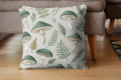 Scandinavian Mushroom Folk Seamless Pattern Product Image 4