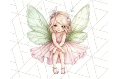 Pastel Fairies and Butterflies PNG, Spring Fantasy Clipart Product Image 4