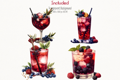 Awesome Cocktail 16 Cliparts Collection Product Image 4