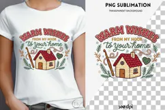 Christmas crochet png design for T-shirts Product Image 4