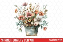 Spring Flowers Clipart Bundle Product Image 5