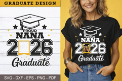 2026 Graduation Family Photo Bundle SVG PNG Custom shirt Product Image 7