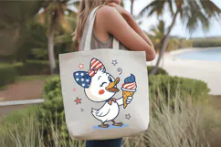 4th of july Goose, America Coquette PNG Sublimation Design Product Image 4