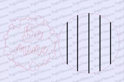 Be Mine Sign SVG | Valentines Day Door Hanger SVG Product Image 2