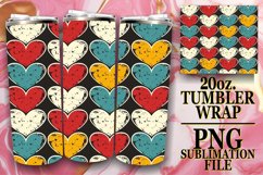 Tumbler Art - Sublimation Hearts Product Image 1