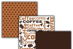 coffee digital papers, Coffee pattern, Coffee printables. Product Image 3