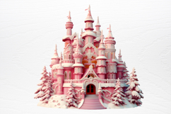 Vintage Pink Christmas Clipart Product Image 4