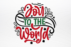 Christmas Round Ornaments Sign SVG Product Image 4