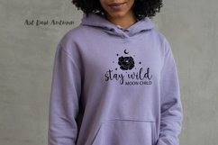 Floral moon svg bundle, Mystical svg, Moon phases svg Product Image 5