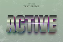 Editable Text Effect for Illustrator. Vector Graphic styles Product Image 1