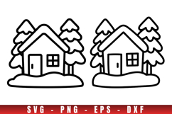 Christmas icon svg, icon png clipart, christmas outline svg Product Image 1