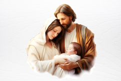 Christmas Nativity Sets Clipart PNG Product Image 4