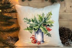 Winter Christmas Greenery Clipart, Christmas Greenery Clipar Product Image 4