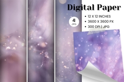 Purple glitter Background Wallpaper Sparkles Digital Paper Product Image 1