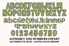Fall Autumn Alphabet png clipart, fall autumn letters doodle Product Image 4