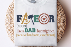 Fathor SVG, Like a Dad but Mightier SVG, Father&#039;s Day SVG Product Image 4