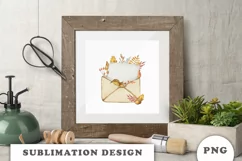 Watercolor Cozy Autumn sublimation PNG Product Image 4