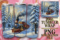 Sweet Sublimation 20oz tumbler wrap, Christmas Product Image 1