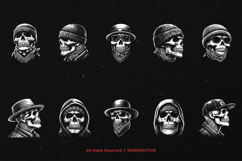 10 Bundle Dark Art Cholo Gangster Skull Mexicana Gangsta Product Image 6