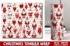 Christmas Tumbler Wrap Sublimation Product Image 1