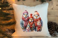 Christmas Family Animals Clipart, Christmas Family Product Image 4