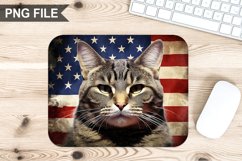4th Of July Cat Sublimation Mouse Pad PNG Bundle Product Image 5